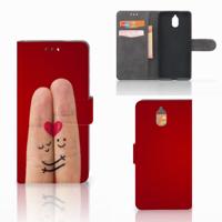 Nokia 3.1 (2018) | Wallet Case | met Pasjes | Liefde - Origineel Romantisch Cadeau
