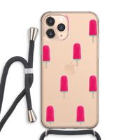 Waterijsje: iPhone 11 Pro Max Transparant Hoesje met koord