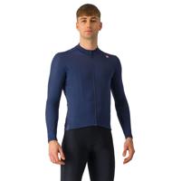 Castelli Espresso thermal jersey lange mouw belgian blue heren