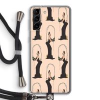 Pop Some Kim: Samsung Galaxy S21 Plus Transparant Hoesje met koord