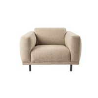 POLSPOTTEN Teddy Fauteuil - Beige - thumbnail