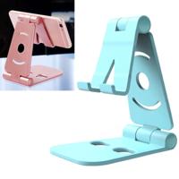 WQ-02 opvouwbare creatieve luie beugel telefoon houder (blauw)