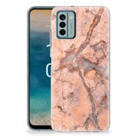 Nokia G22 | TPU | Siliconen hoesje | Marmer Oranje