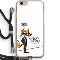 GSM secure: iPhone 6 / 6S Transparant Hoesje met koord