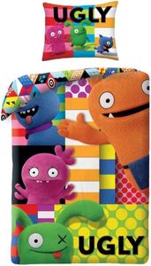 Ugly Dolls dekbedovertrek Ugly 140 x 200 cm - katoen