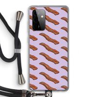 Bacon to my eggs #2: Samsung Galaxy A72 5G Transparant Hoesje met koord