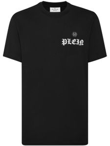 Philipp Plein t-shirt en coton à logo imprimé - Noir