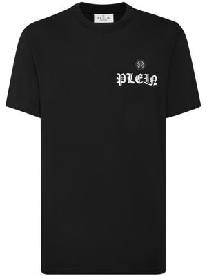 Philipp Plein t-shirt en coton à logo imprimé - Noir