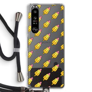 Waterijsjes: Sony Xperia 1 III Transparant Hoesje met koord