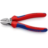 Knipex Zijsnijtang | lengte 160 mm | hoofd gepolijst | meercomponenten mantels max. 2 mm | 1 stuk - 70 02 160 - 70 02 160 - thumbnail