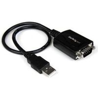 StarTech.com Korte USB naar RS232 Seriële DB9 Adapterkabel met COM-behoud