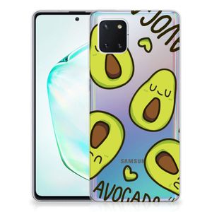 Samsung Galaxy Note 10 Lite Telefoonhoesje met Naam Avocado Singing