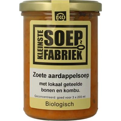 Kleinstesoepfabr Zoete aardappelsoep met lokale bonen en kombu bio Kleinstesoepfabr Zoete aardappelsoep met lokale bonen en kombu bio