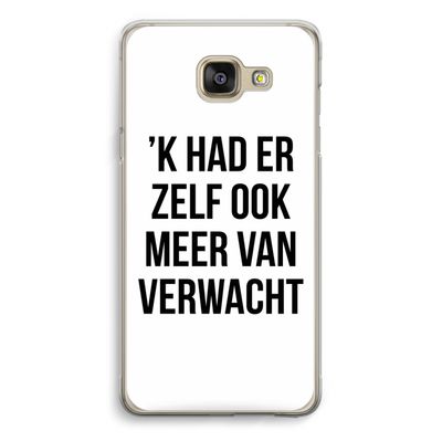 Meer verwacht: Samsung Galaxy A5 (2016) Transparant Hoesje