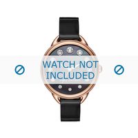 Marc by Marc Jacobs horlogeband MJ1511 Leder Zwart 12mm