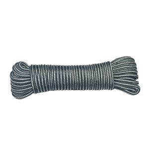 AMIG Paracord touw - 10 meter - D4mm - 100kg - PP/PE - legergroen/wit