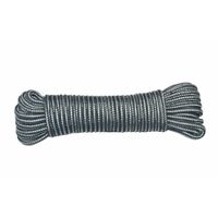 AMIG Paracord touw - 10 meter - D4mm - 100kg - PP/PE - legergroen/wit - thumbnail