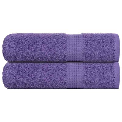 VidaXL Handdoeken 2 st 50x100 cm 360 g/m² 100% katoen paars