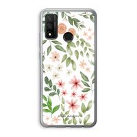 Botanical sweet flower heaven: Huawei P Smart (2020) Transparant Hoesje