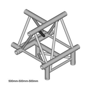 Duratruss DT 43 T43-UTD Apex Up truss T-stuk + omlaag