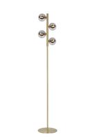 Lucide TYCHO - Vloerlamp - 4xG9 - Mat Goud / Messing Lucide TYCHO - Vloerlamp - 4xG9 - Mat Goud / Messing
