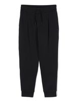 Emporio Armani Kids pleated jersey track pants - Bleu