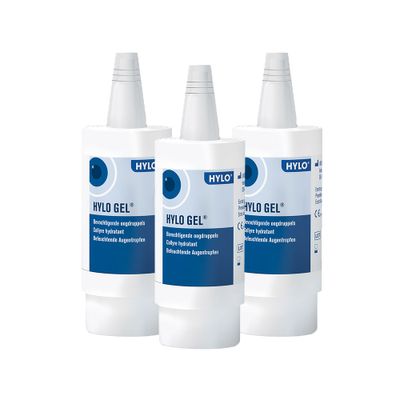 Hylo Gel Bevochtigende Oogdruppels 3 x 10ml Promopakket