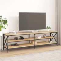 Tv-meubel 180x40x50 cm bewerkt hout sonoma eikenkleurig
