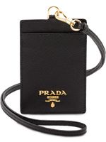 Prada porte-badge classique - Noir