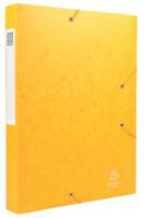 Exacompta Elastobox Cartobox rug van 4 cm, geel, kwaliteit 7/10e Exacompta Elastobox Cartobox rug van 4 cm, geel, kwaliteit 7/10e
