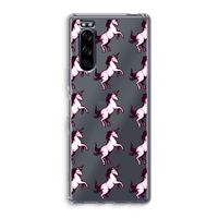 Musketon Unicorn: Sony Xperia 5 Transparant Hoesje