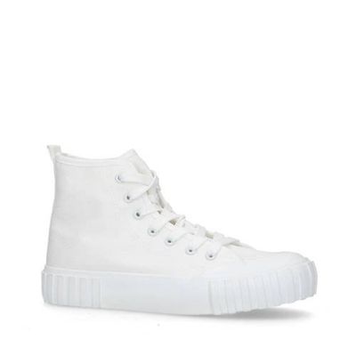 Sacha hoge canvas sneakers wit Sacha hoge canvas sneakers wit