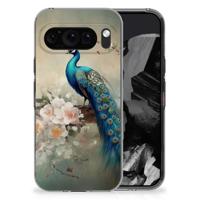 TPU Hoesje voor Google Pixel 9 Pro XL Vintage Pauwen