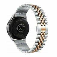 Garmin Forerunner 970 / 570 (47mm) / 255 - Stalen band - Zilver / rosé goud