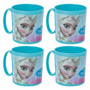 Set van 4x stuks plastic Frozen drinkbekers 350 ml