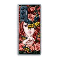 Lady Moth: Oppo Find X3 Neo Transparant Hoesje