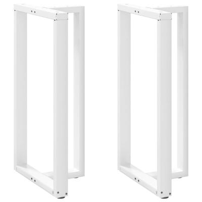 Bartafelpoten 2 st T-vormig 60x35x(110-111) cm staal wit