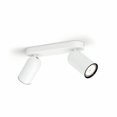 Philips OpbouwspotPongee 2-lichts wit - 5058231PN