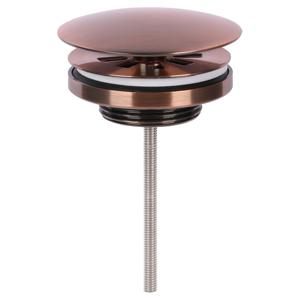 Differnz afvoerplug always open | rood koper | 72mm