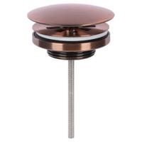 Differnz afvoerplug always open | rood koper | 72mm