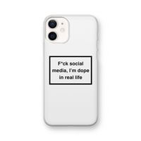 I'm dope: iPhone 12 Transparant Hoesje