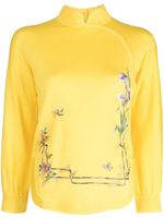 SHIATZY CHEN Renascent Collection floral-print jumper - Jaune - thumbnail