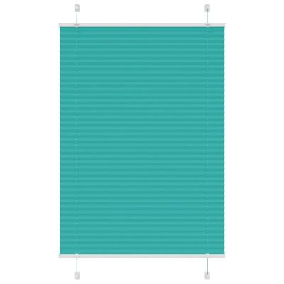 Pliss rolgordijn 95x150 cm stofbreedte 94,4 cm petrol groen