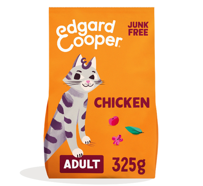 Edgard & Cooper graanvrij kip kattenvoer 325gr