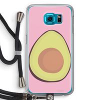 Avocado: Samsung Galaxy S6 Transparant Hoesje met koord