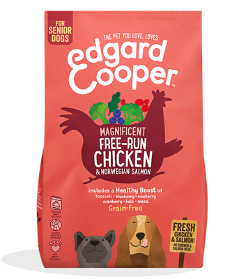 Edgard & Cooper Hond Senior Kip & Zalm 2,5kg