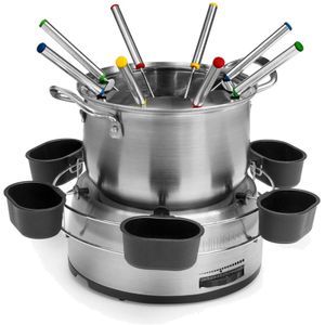 172680 RVS Fondue Family set Fondue