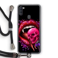 Dodelijk zoet: Samsung Galaxy A11 Transparant Hoesje met koord