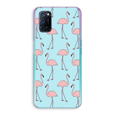 Anything Flamingoes: Oppo A52 Transparant Hoesje