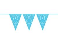 Haza Witbaard Vlaggenlijn nijntje blauw, 10mtr.